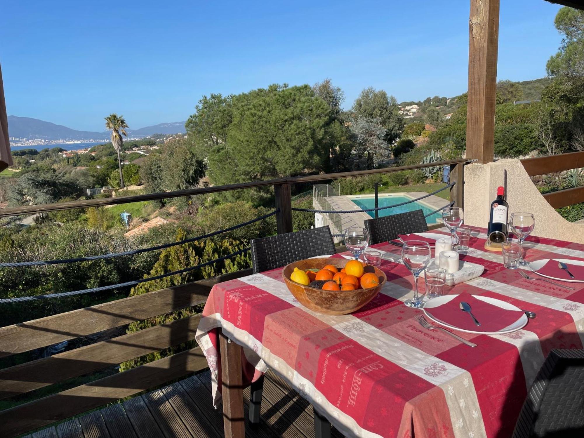 Corsicadream Arone Superbe Appartement Dans Villa, Vue Panoramique Mer, Piscine, Proche Porticcio Pietrosella Eksteriør billede
