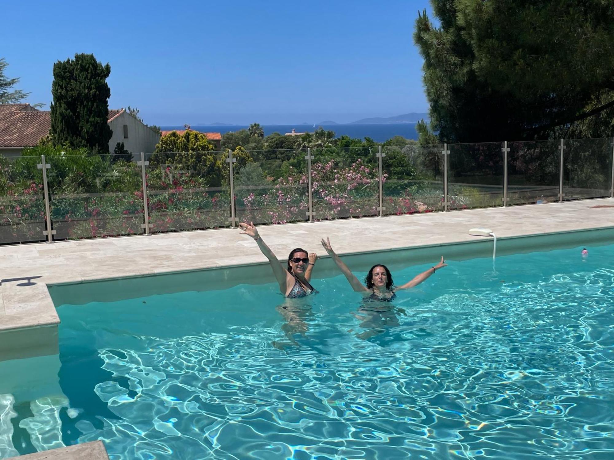 Corsicadream Arone Superbe Appartement Dans Villa, Vue Panoramique Mer, Piscine, Proche Porticcio Pietrosella Eksteriør billede